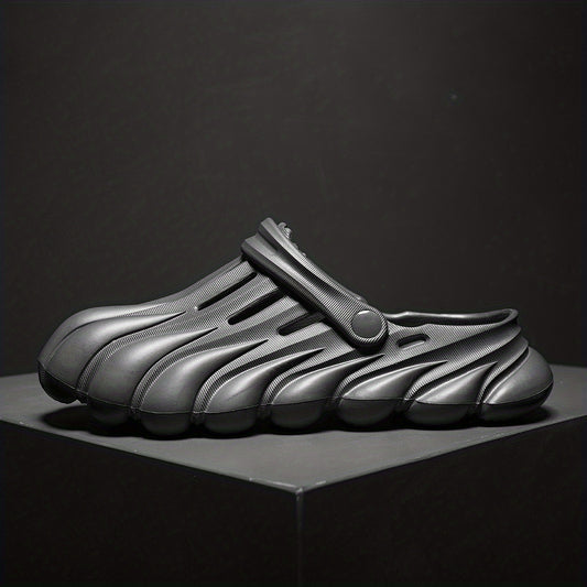 Men's Lightweight Comfy Clogs Hollow Out Non Slip Garden Shoes