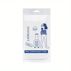 8pcs Portable Compressed Towels - Travel Camping Outdoor Soft Absorbent Towel