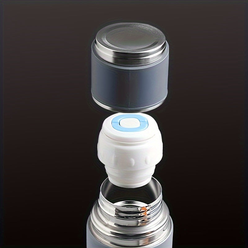 17oz Stainless Steel Vacuum Mug with 3 Cup Lids
