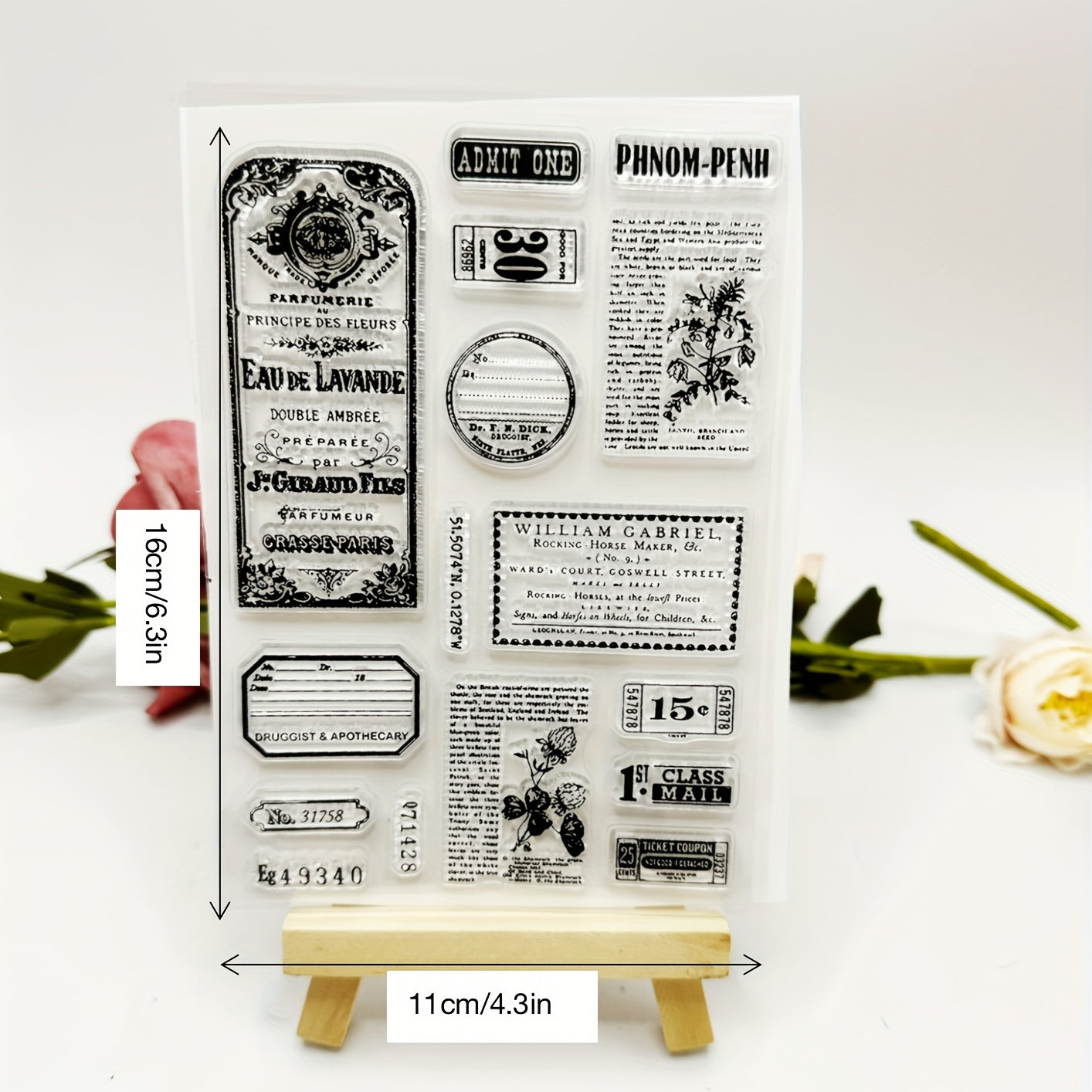 1pc Transparent Seal Stamps