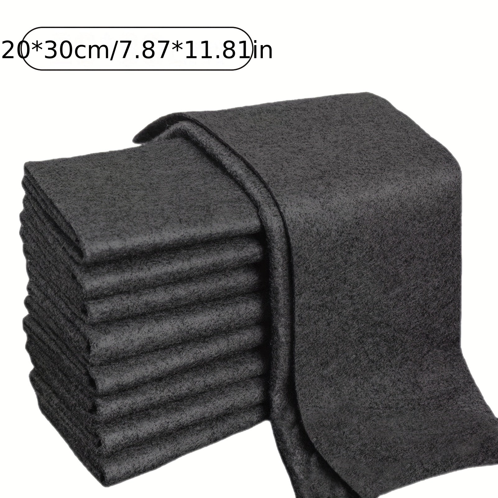 10pcs Microfiber Cleaning Cloth No Water Marks Reusable for Window Car Glass