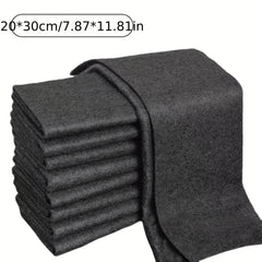 10pcs Microfiber Cleaning Cloth No Water Marks Reusable for Window Car Glass
