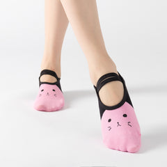 Cartoon Yoga Socks, Fun and Functional Workout Socks