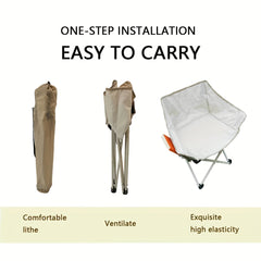 Folding Moon Chair Portable Lightweight for Hiking Beach Lawn