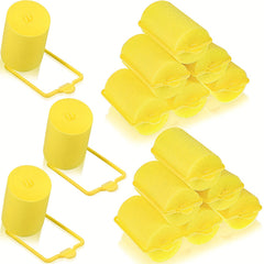 18pcs Large Soft Foam Hair Rollers for Hair Styling, 4.0cm Size