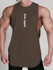 Men's Athletic Tank Top Moisture Wicking Vest for Sports Workout Fitness