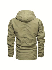 Men's Waterproof Hooded Coat for Outdoors