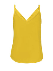 Summer V Neck Cami Top Sleeveless