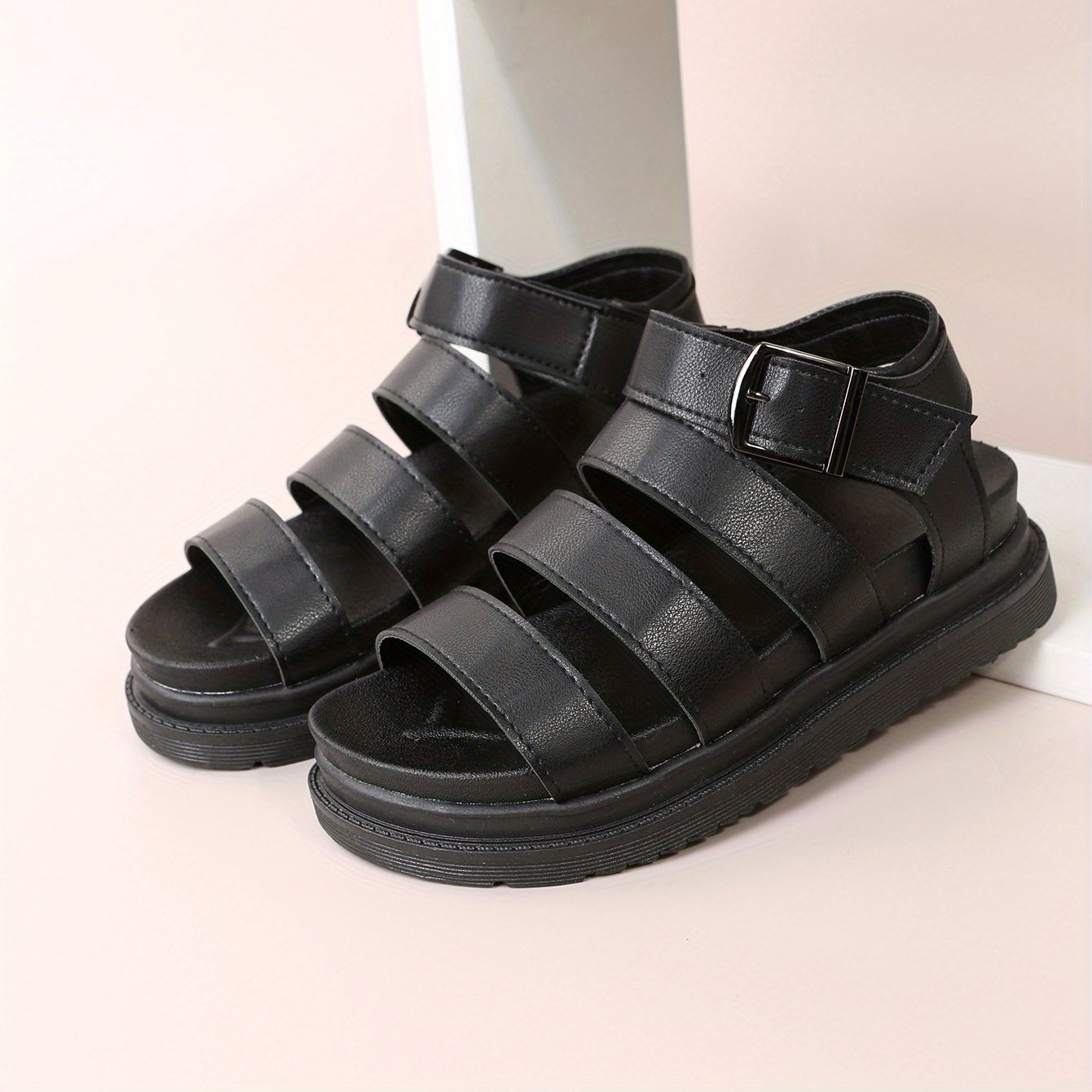 Women's Thick Sole Sandals Comfort Platform Shoes