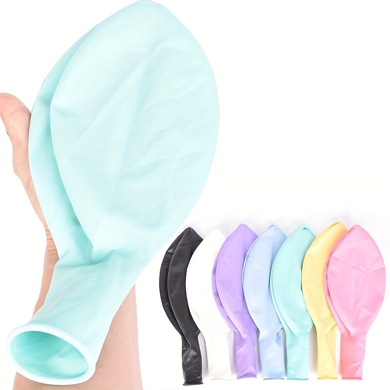 10pcs Macaron Pastel Balloons 18in Large Round Latex Balloons Jumbo Thick Latex