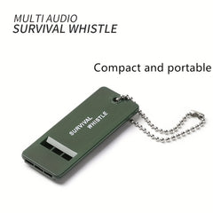 5pcs Tri Band Survival Whistle Portable Lifesaving Whistle