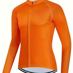 Men's Cycling Jersey Long Sleeve Quick Dry Breathable Shirt for Biking