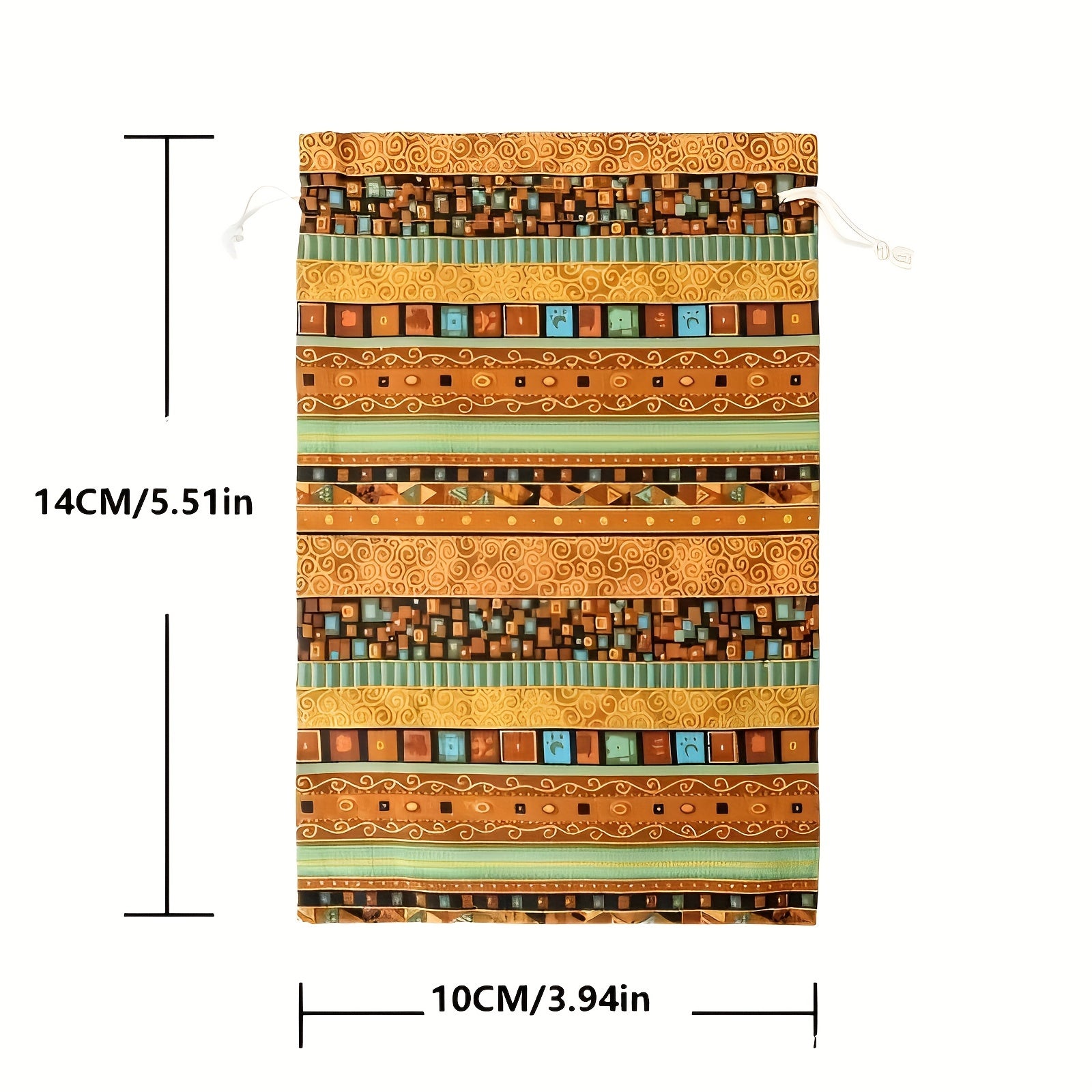 4pcs Egyptian Style Jewelry Coin Bags Drawstring Gift Bag