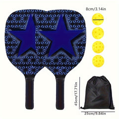 7pcs Pickleball Racket Set With Balls Outdoor Sports Beach Racket
