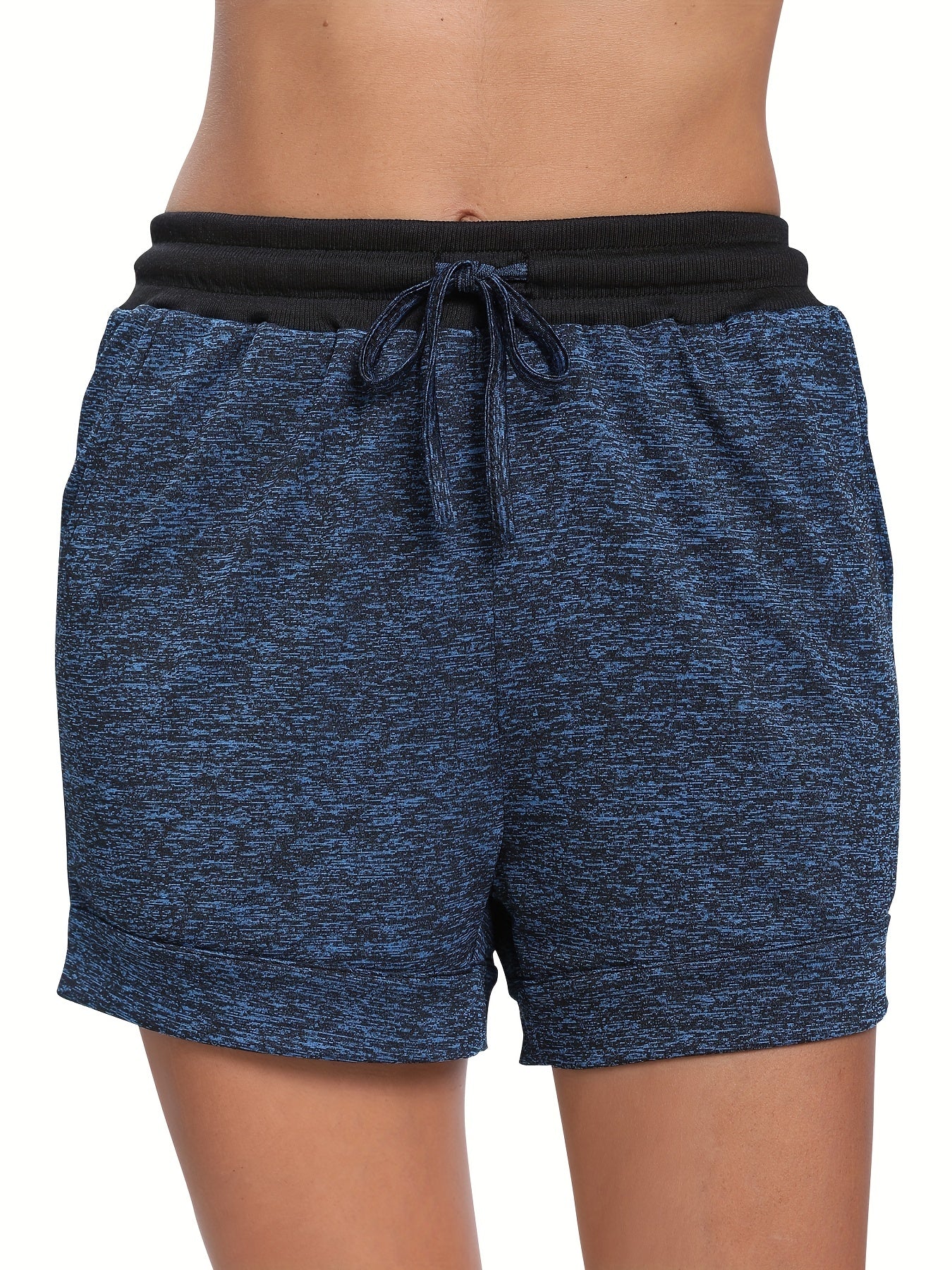Dual Pockets Drawstring Shorts for Women