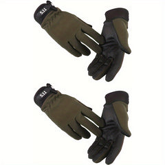 Men's Anti Slip Full Finger Gloves for Outdoor Sports