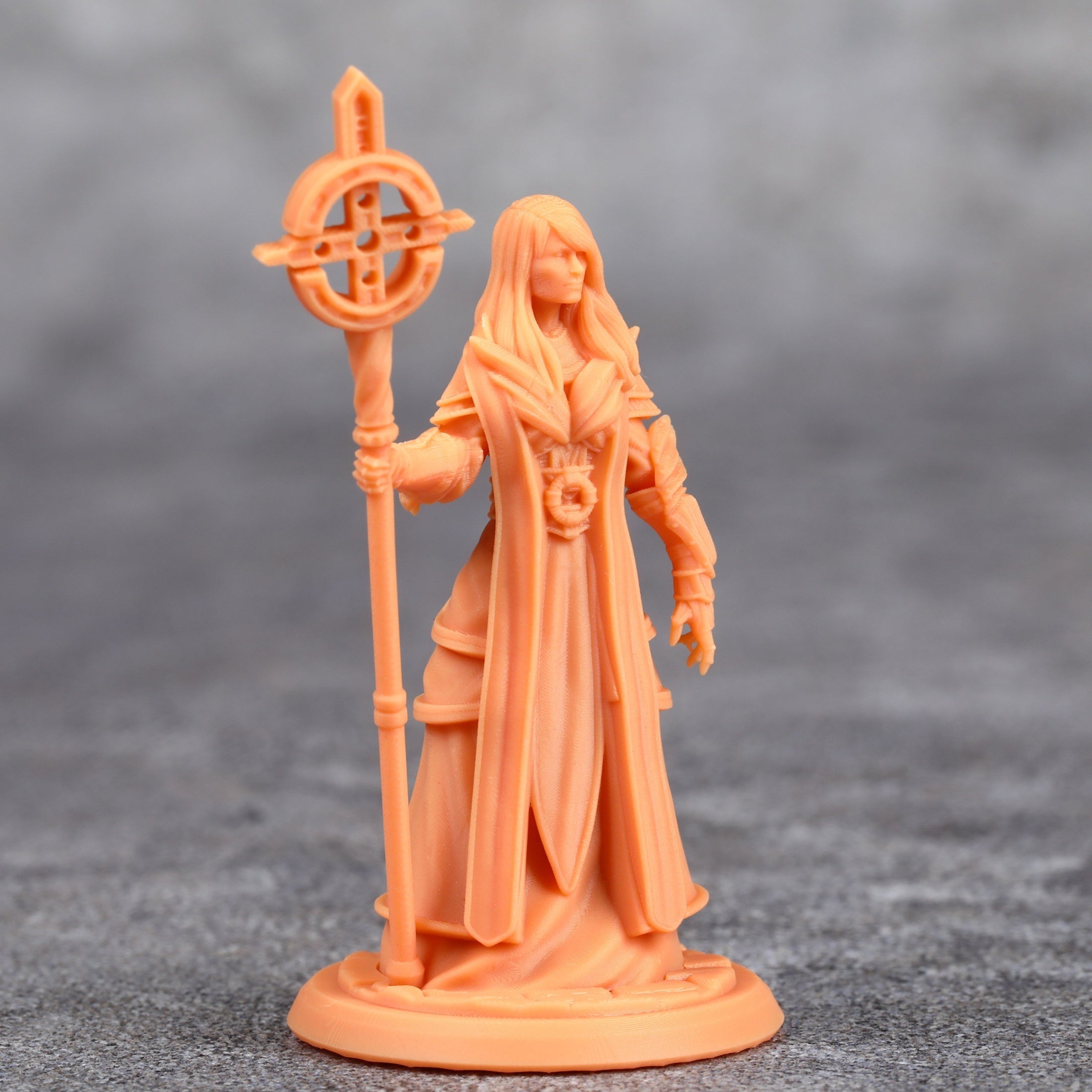 Holy Priest Miniature for Tabletop RPGs