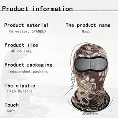 Summer Outdoor Sports Cooling Face Mask Cycling Motorcycle Riding Headgear