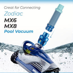 Zodiac MX6 MX8 Pool Cleaner Hose Adapter for Leaf Catcher, Effortless Cleaning