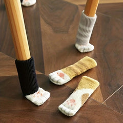4pcs Durable Chair Leg Socks Protect Furniture from Scratches