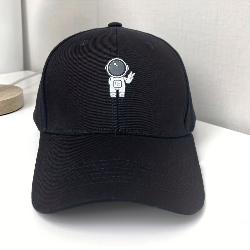 Unisex Sunshade Breathable Adjustable Baseball Cap With Embroidery