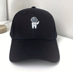Unisex Sunshade Breathable Adjustable Baseball Cap With Embroidery