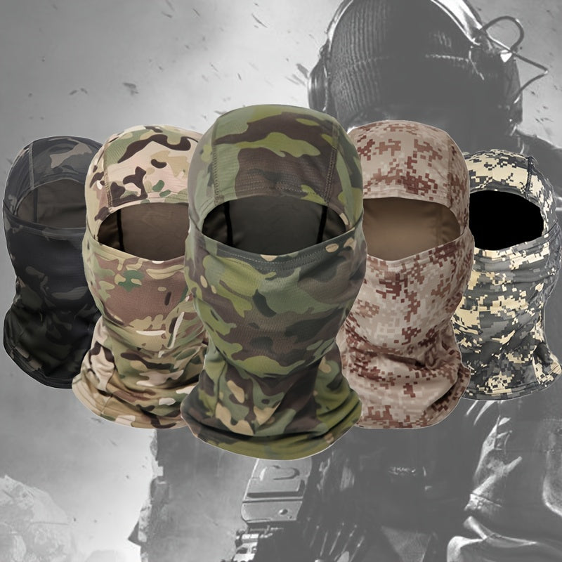 Tactical Camo Balaclava Full Face Mask Cycling Bandana Neck Gaiter