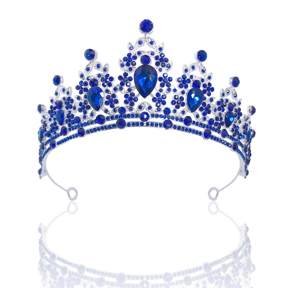 Crystal Tiara Headband for Bridal Wedding Party Prom Pageant Gothic Costumes