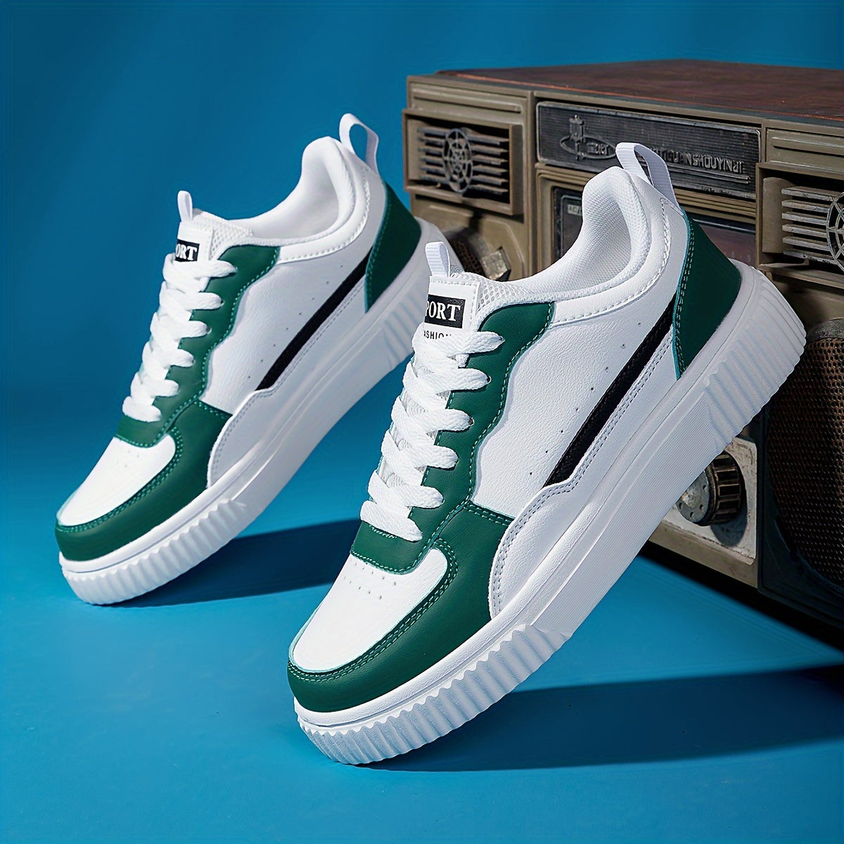 Chunky Sole Non Slip Skate Shoes Outdoor Walking Shoes