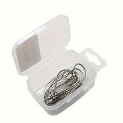 10pcs Weedless Fishing Hooks Carbon Steel Single Hook Soft Worm Bait