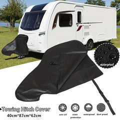 Caravan Trailer Coupler Cover with Buckle Strap