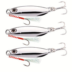 Electroplated Metal Spoon Fishing Lures 7g-40g with Hooks