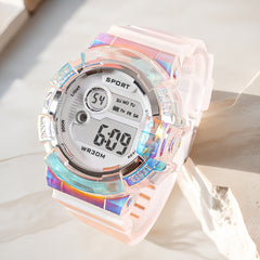 Vibrant Multifunctional Digital Watch Luminous Display Stopwatch Date Functions