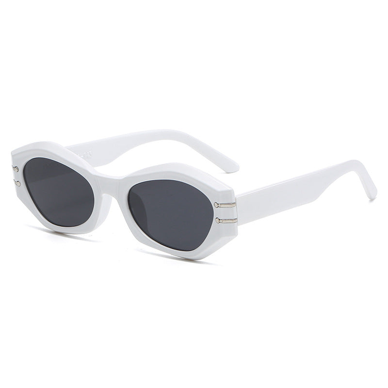 Vintage Cat's Eye Sunglasses Oversized Ladies Sun Protection