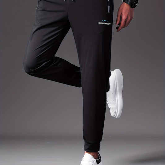 Men's Drawstring Sport Pants for Summer Training