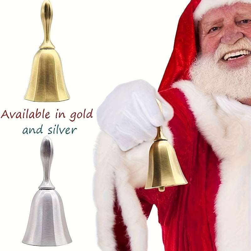 Wedding Bell Golden & Pewter Classroom Bell for Kids