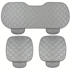 Plush Car Seat Cushion Set - Winter Warm Chair Cover
