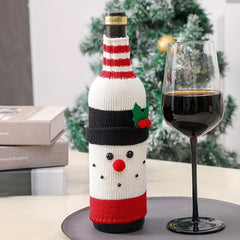 Christmas Decorations Old Man Wine Bottle Set