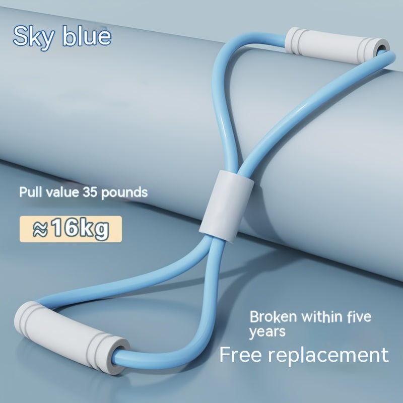 Fitness 8-shaped Tension Rope Elastic Resistance Belt Yoga Equipment