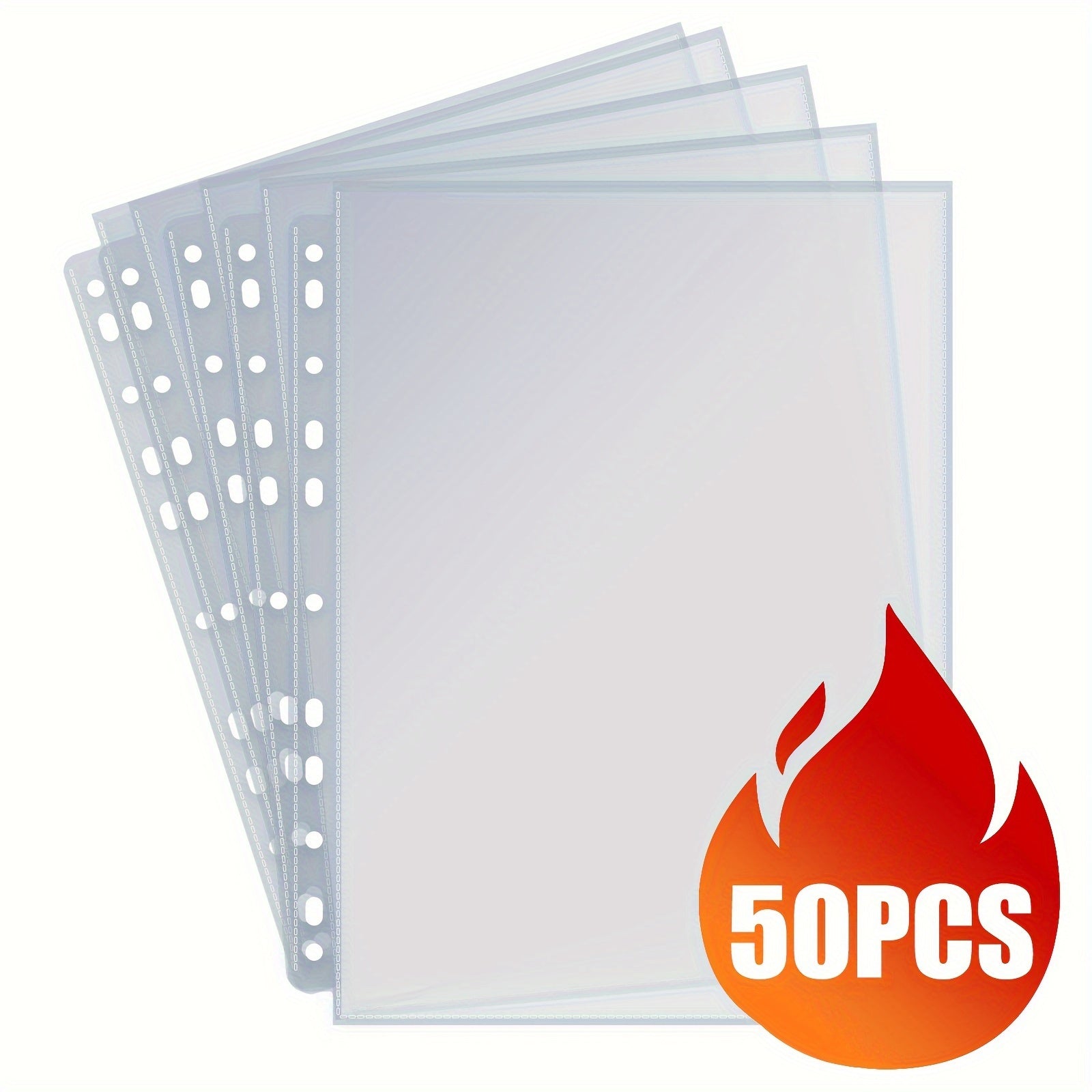 Card Sleeve Protector Album for Menu, 30 50 Sheet Photocard Binder Pockets