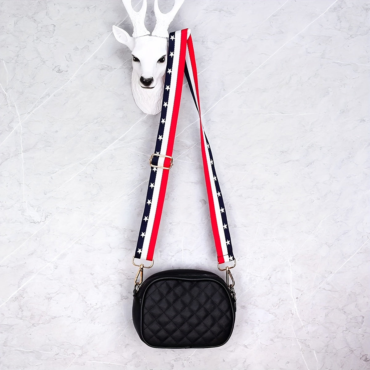 Colorblock Wide Bag Strap Lightweight Adjustable Strap