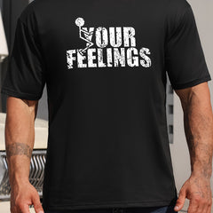 Basketball Print Men's Short Sleeve Sports Top For Training