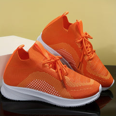 Women's Mesh Tennis Sports Shoes Lightweight Travel Walking Shoes