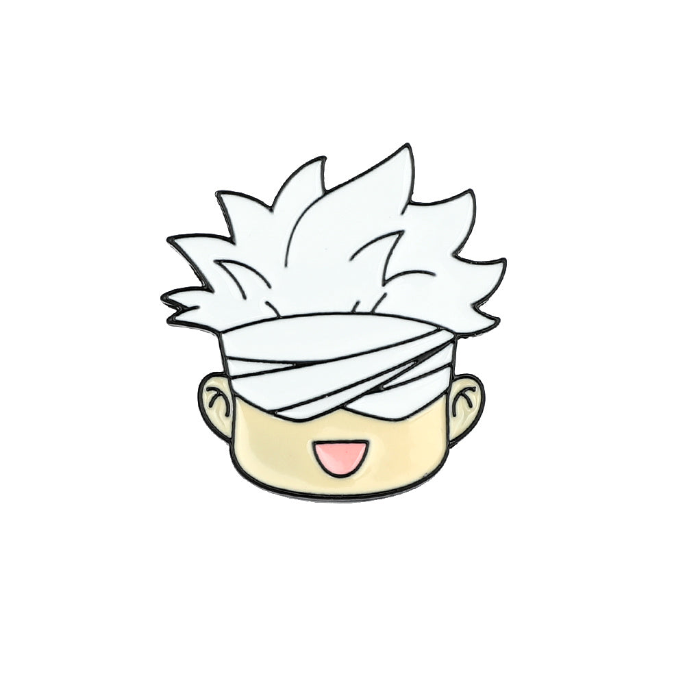 Cartoon Anime Character Metal Pin Decorative Accessories for Clothes Backpack