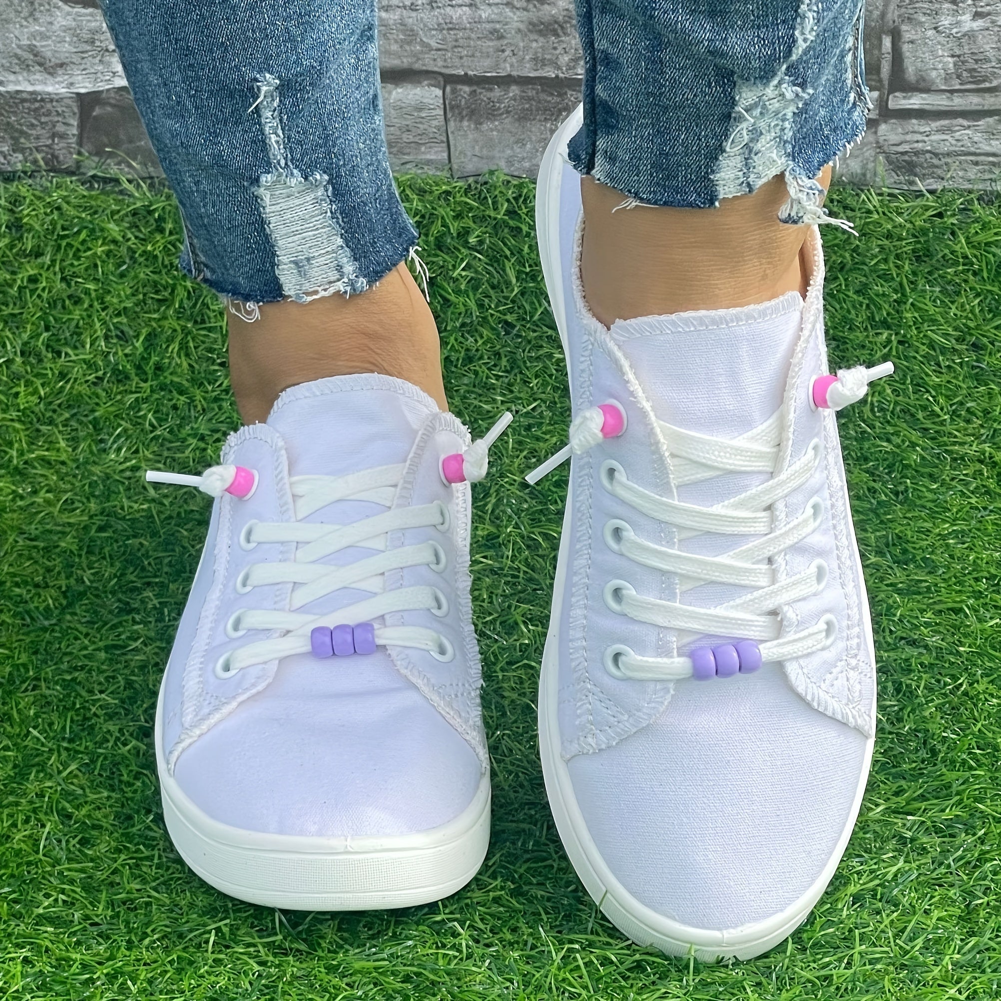 Minimalist Solid Flat Shoes Women's Casual Lightweight Soft Walking Shoes