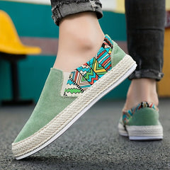 Men's Breathable Slip On Canvas Shoes for Walking