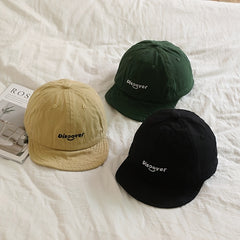 Kids Sunshade Baseball Cap w/ Letter Embroidery, Adjustable for Outdoor Sport