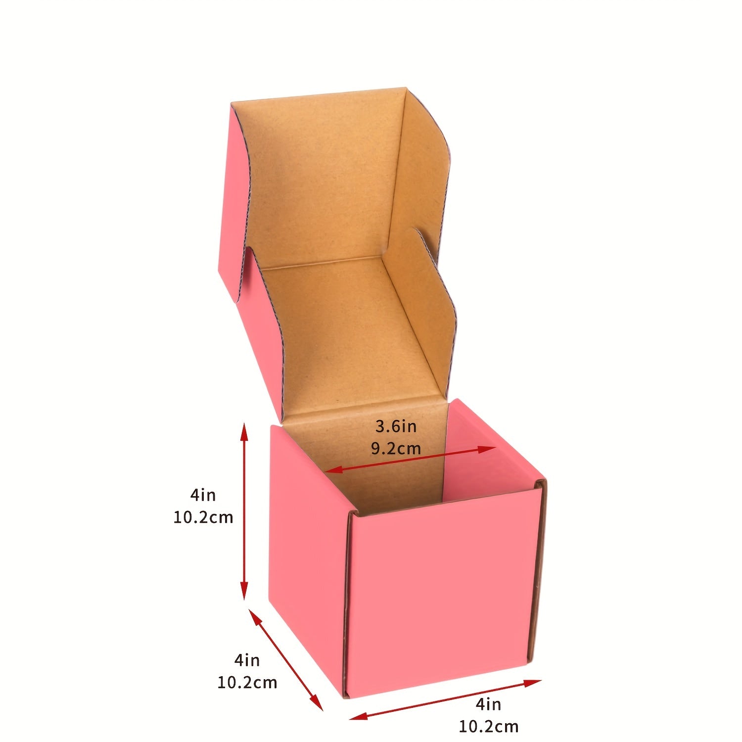 30pcs Pink Mailer Boxes for Business Packaging