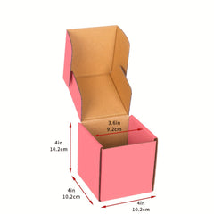 30pcs Pink Mailer Boxes for Business Packaging