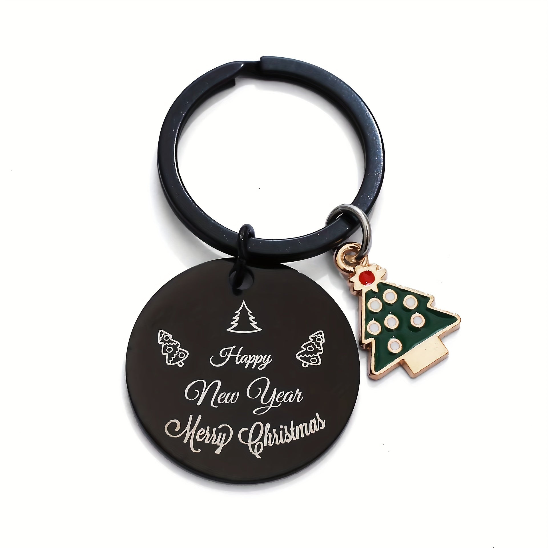 Christmas & New Year Keychain, Festive Decor for Keys & Backpacks